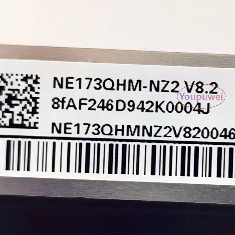NE173QHM-NZ2 V8.2 QHD eDP 40-Pins 240Hz IPS Laptop LCD Screen Replacement Display