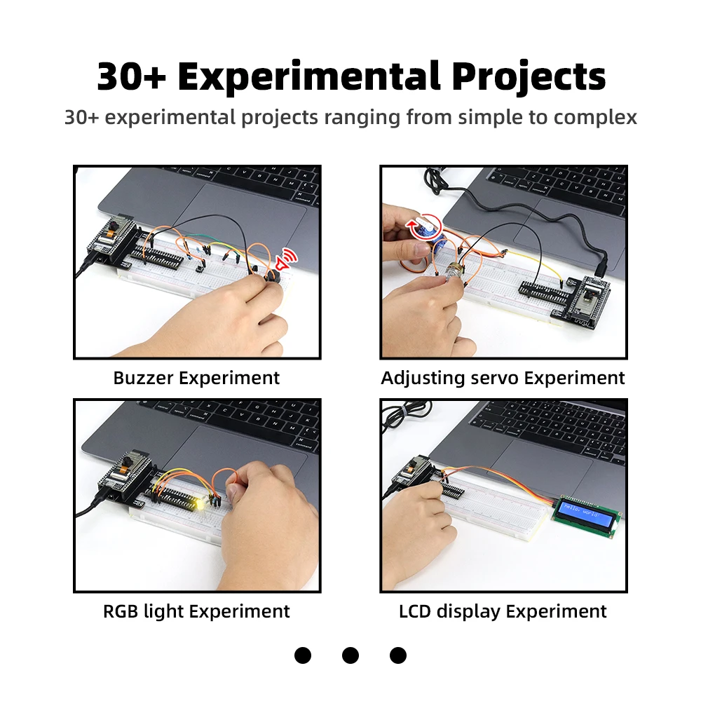 TSCINBUNY ESP32 Automatisierungskits für Arduino Professional Kit Programmierung Komplettes DIY-Starter-Lernkit für elektronische Projekte