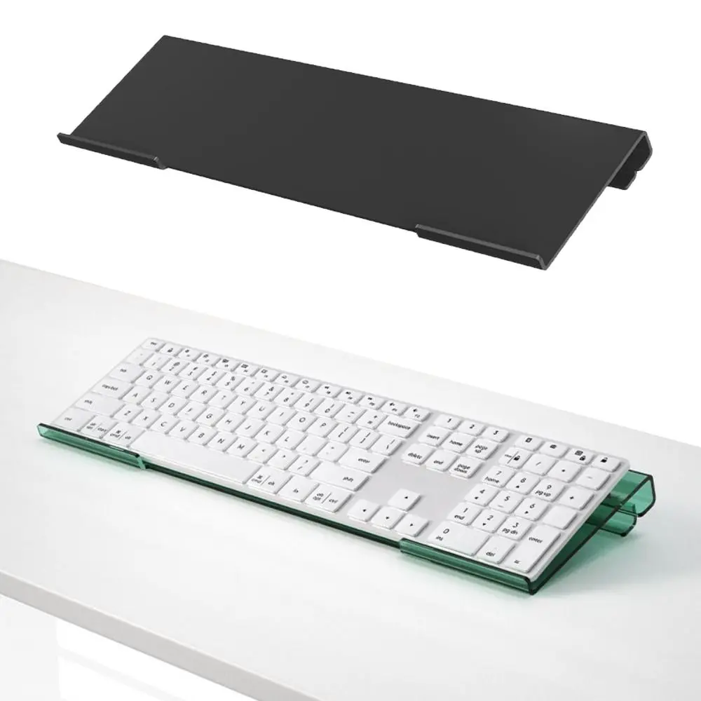 Clear Acrylic Acrylic Keyboard Stand Durable Removable Desktop Keyboard Tray Ergonomic Waterproof Computer Keyboard Holder