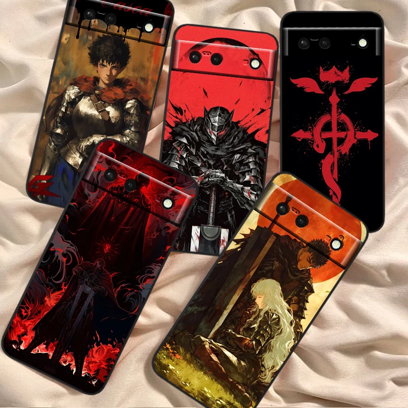 Legend Of Sword Wind Cool For Google Pixel 8 7A 7 6A 6 5A 5 4 4A XL 5G Black Silicon Shockproof Shell Back Phone Case