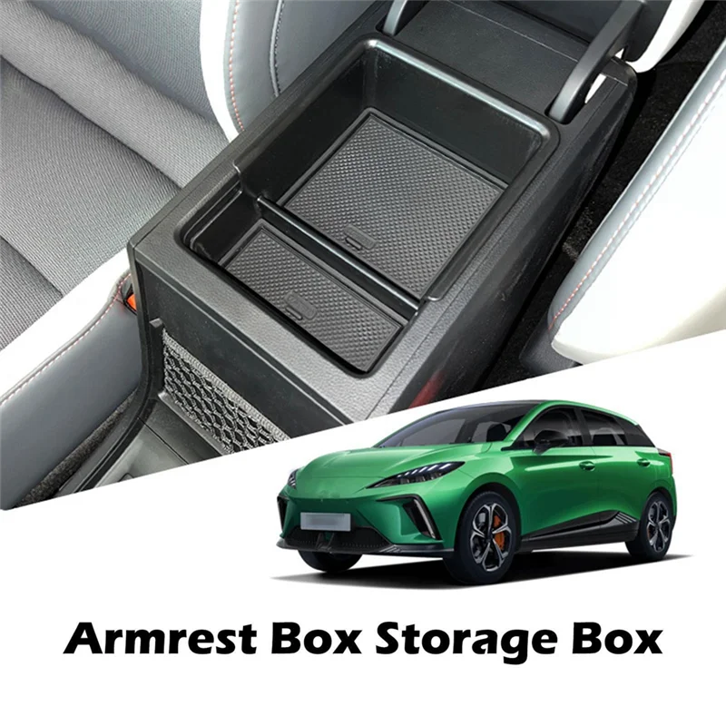 Car Central Armrest Storage Box for MG 4 MG4 EV MuLan 2023 Center Console Organizer Containers Tray Accessories