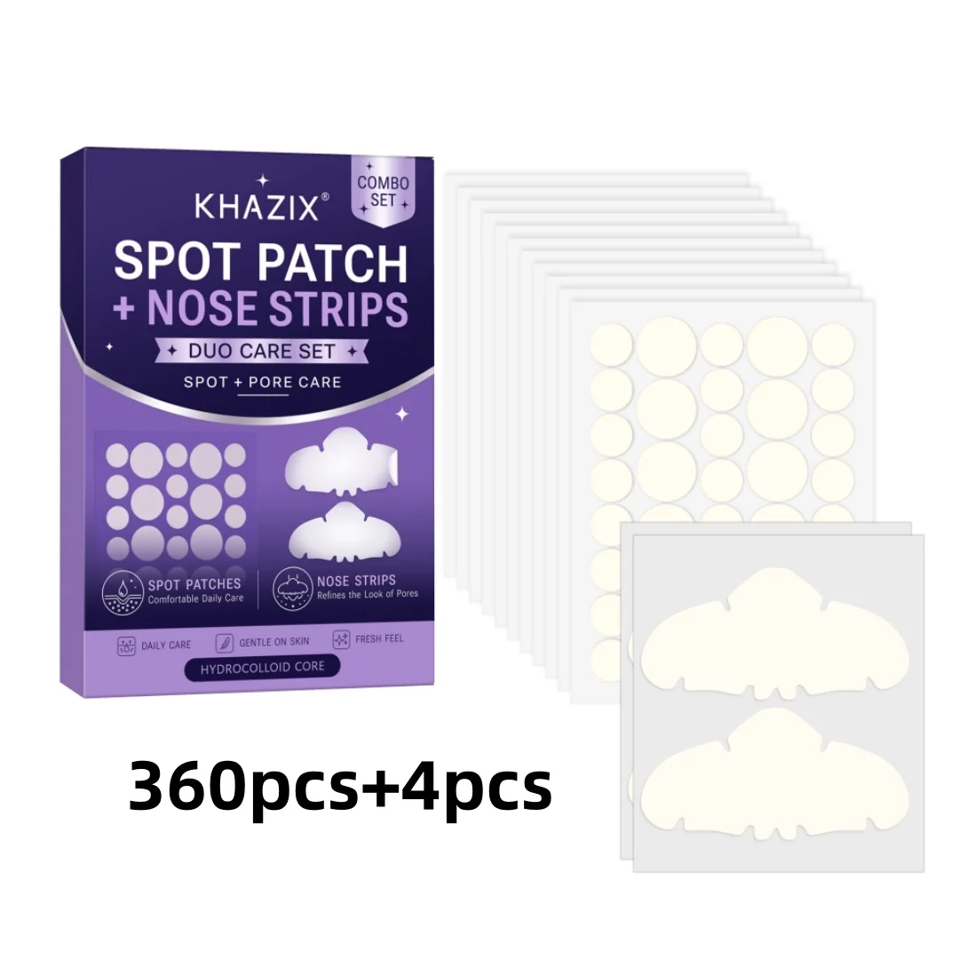 364pcs Hydrocolloid Acne Pimple Patch, Hydrocolloid Spot Stickers, Covering Zits and Defect, Nighttime Spot Stickers for Face