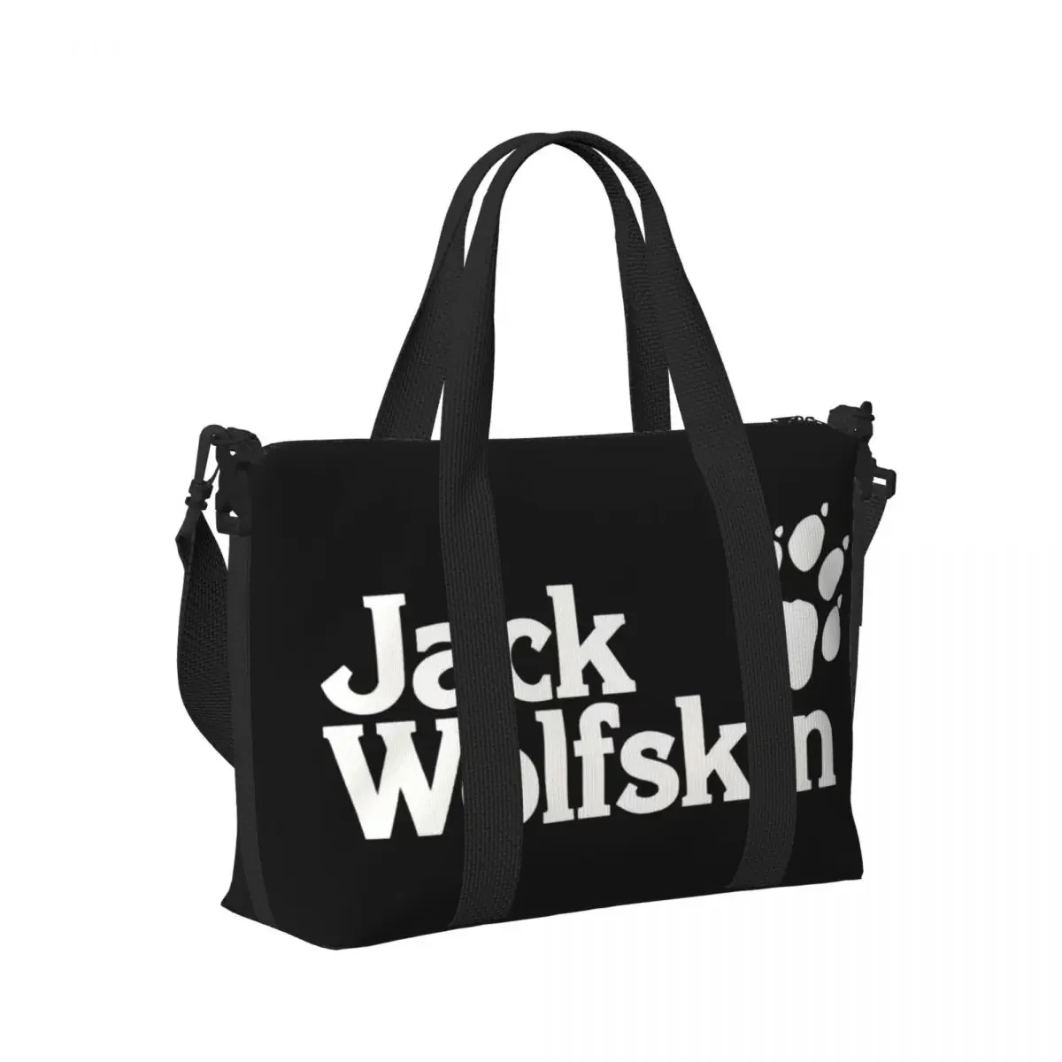 Изготовленная на заказ модная брендовая сумка-тоут с логотипом Jack Wolfskin, женская большая вместительная спортивная пляжная дорожная сумка на плечо