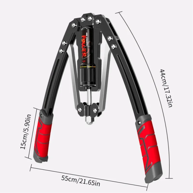 Twister Armtrainer, Brustmuskeltrainer, tragbare Power-Twister-Stange, Muskelaufbaugerät, verstellbare Trainingsmaschine für Arm, Bizeps, Bauch, Krafttraining (22-440 lbs)