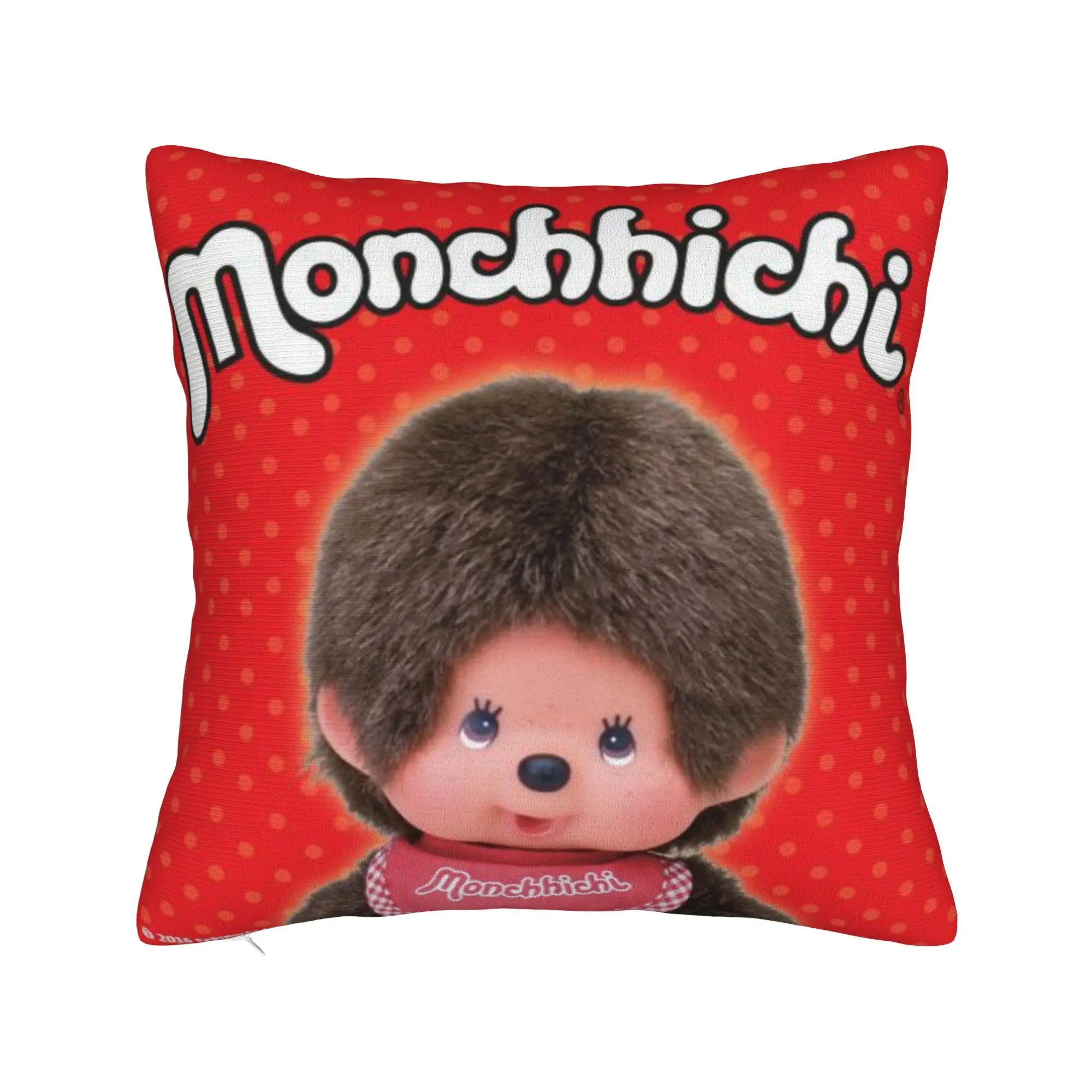 Stylish Home MonchhichisDecor Pillowcase Merch  Pillow Cover Square Multi Size