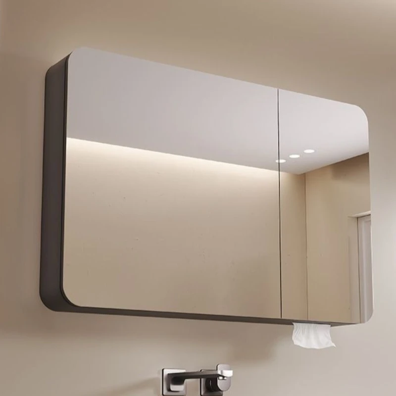 Nuevo estilo moderno espejo De baño decoración interior Hotel Villa baño espejo balcón Muebles De almacenamiento Muebles De Baño Lsysj