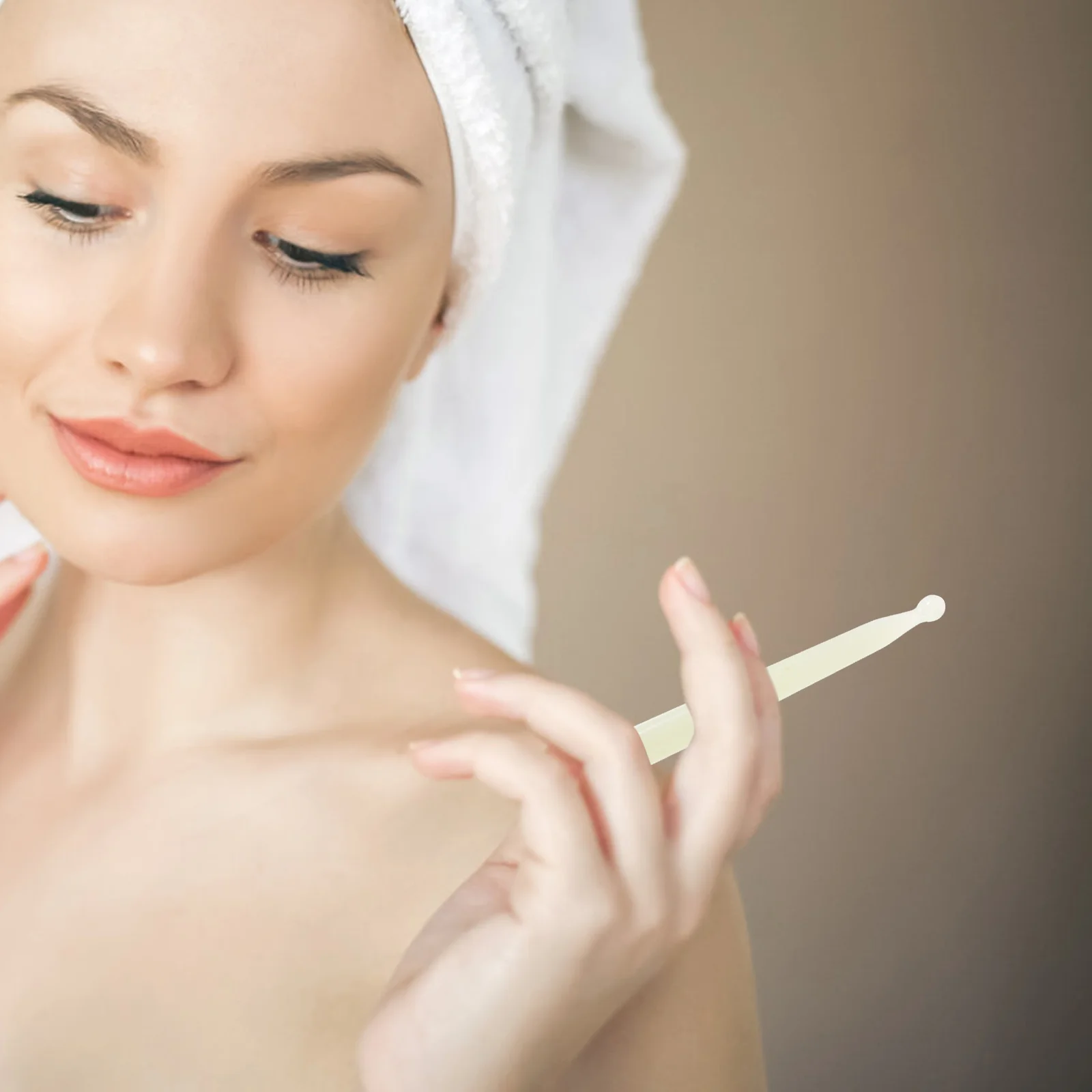 

1pcs Jade Massage Stick Natural Stone Acupoint Tool For Face Body Portable Handheld Spa Therapy Reflexology Pain Relief