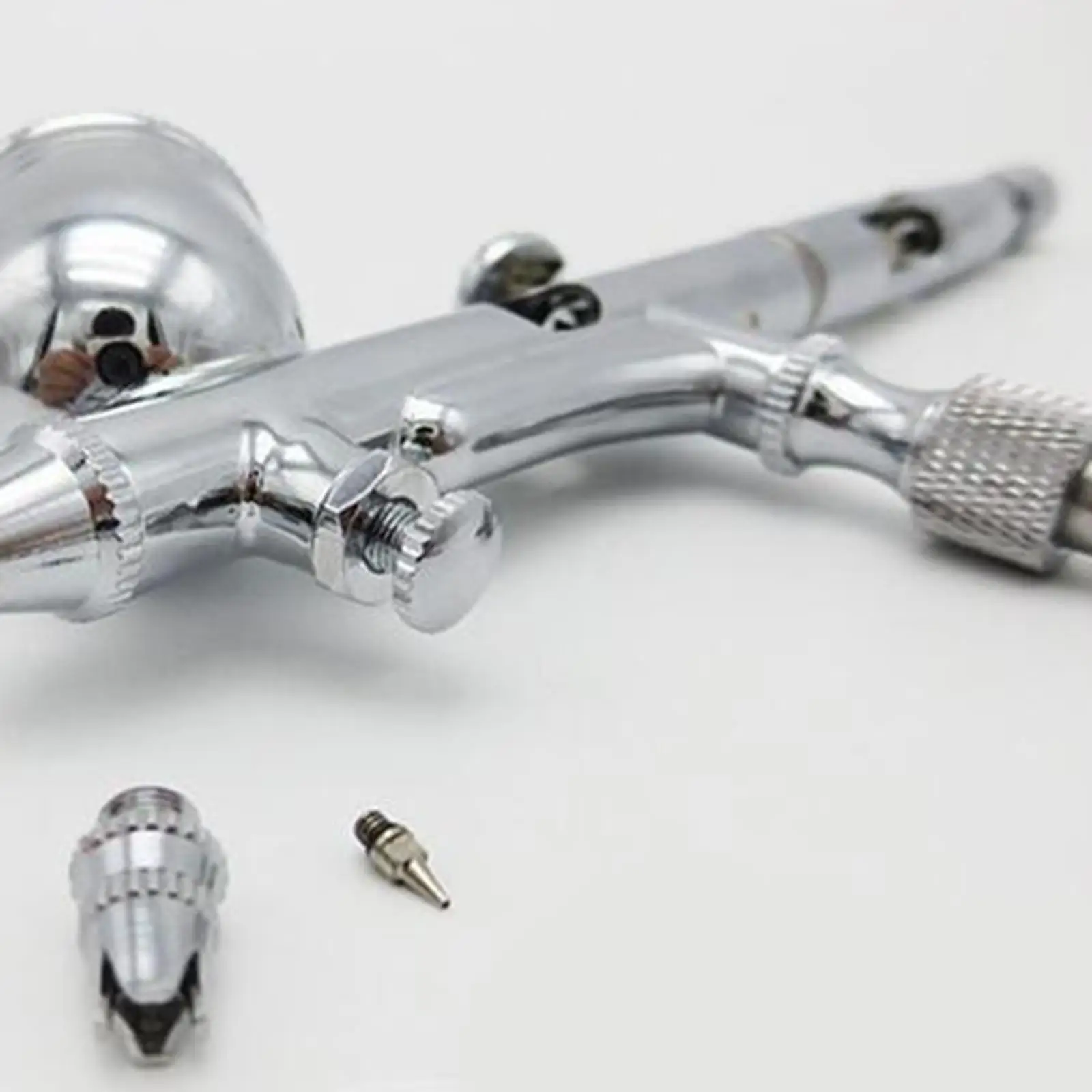 Airbrush Nozzle Replacement Part Stainless Steel Spray Nozzle for Airbrush Tool Kit Easy Install Maintenance Accessories