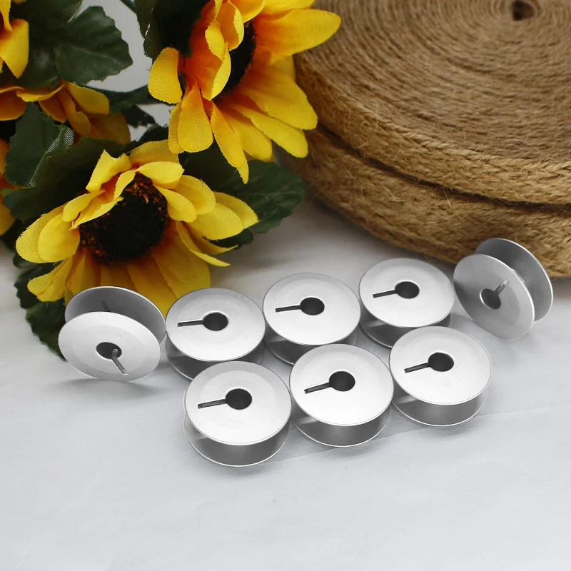 Aluminum bobbins M Size #18034AS for Brother B797,B798 JACK H2 Consew 205RB, 206RB JUKI DU-1181,DNU-241,DNU-1541 Yamata FY5318