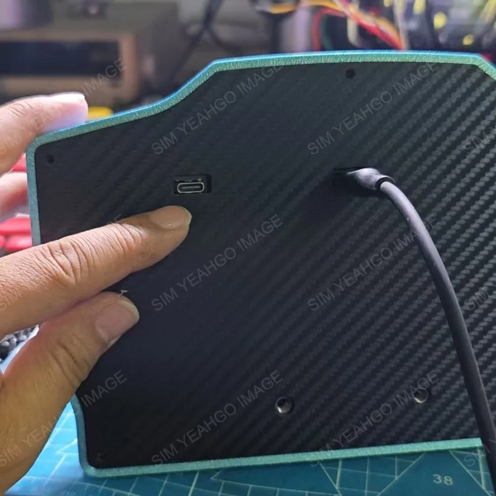 لعبة الكمبيوتر Simracing 7 بوصة لوحة القيادة متعددة الوظائف عرض سرعة الأداة لملحقات FANATEC Simagic MOZA Logitech G29