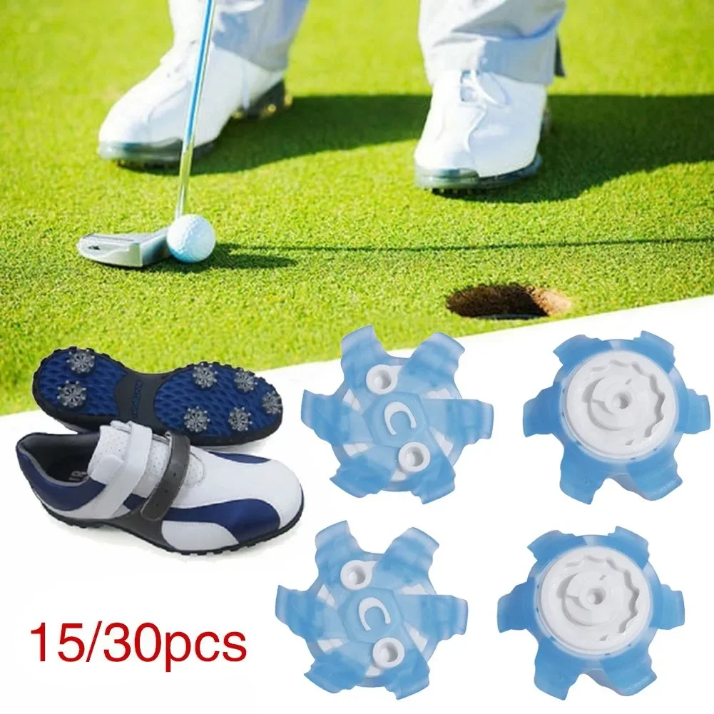 15/30Pcs Golf Shoe Spikes TPR Golf Spikes Quick Torsion Cleat Replacement System Fast-Twist 3.0 Cleats Golf Shoes For FootJoy