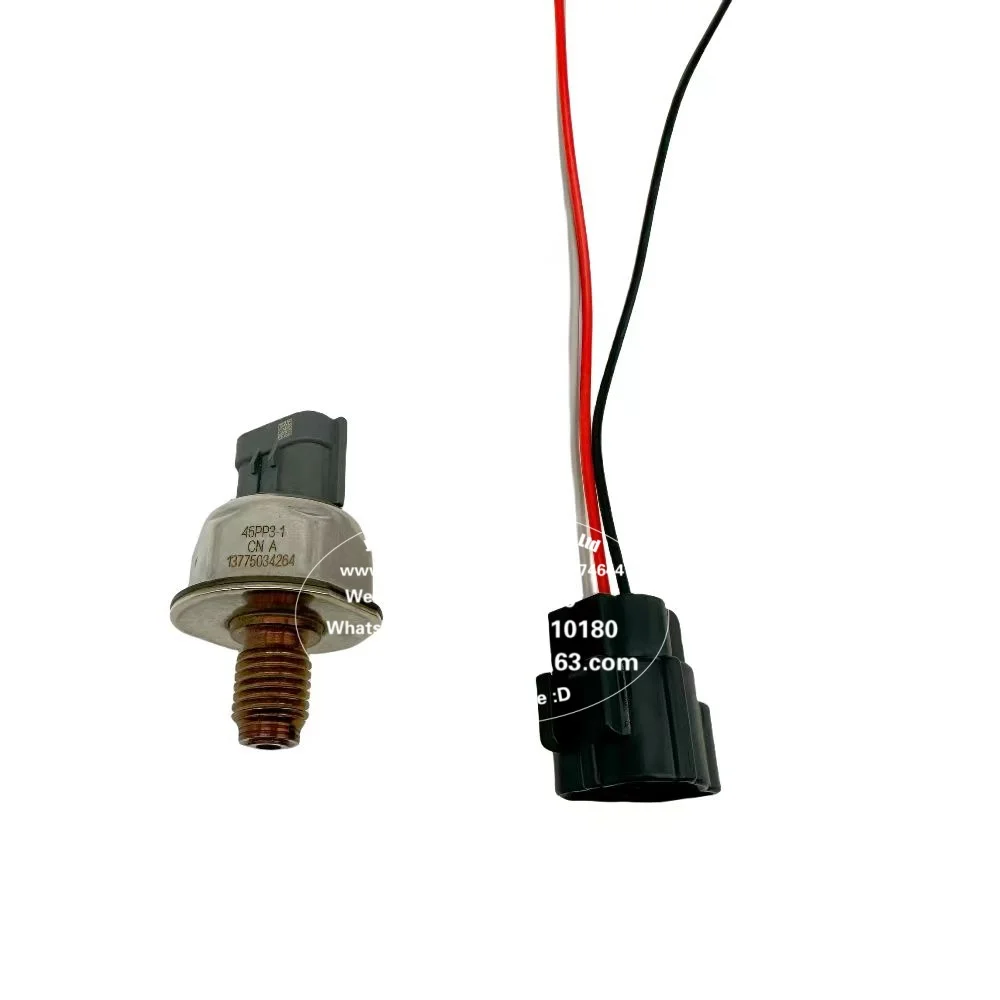 Fuel Rail Pressure Sensor Compatible with Citroen/Nissan Navara 45PP3-1 45PP3-4 45PP31 45PP34 1465A034A 1570P1 8981816160