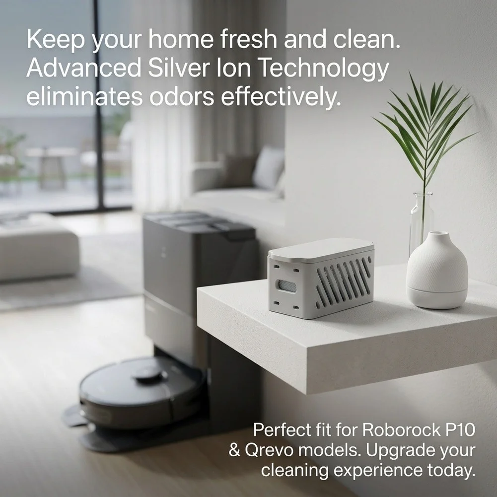 2pc Silver Ion= Modules For Roborock P10 And Qrevo=,Deodorizing Replacement Parts For Robot Vacuum Clean Water Tank Easy Install