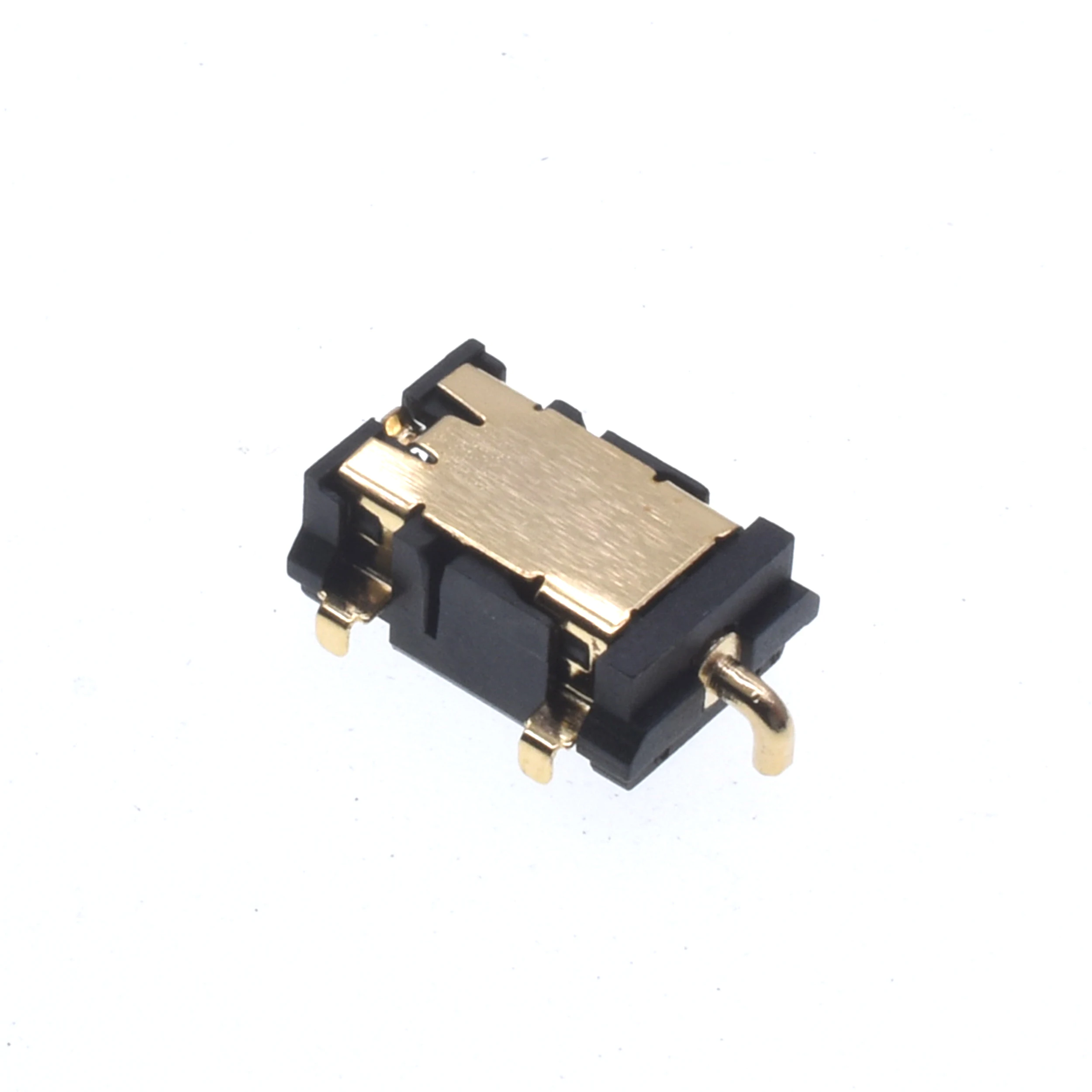 10 Stuks Rohs Zwarte Dc Stopcontact DC-058/361 Gootsteen Plaat 3.5*1.3Mm Vergulde Dc Power Interface Digitale Accessoire Dc Socket