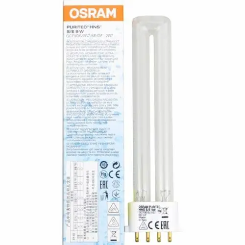 OSRAM PURITEC HNS S/E 7W 9W 11W UV-C 4 pin Lamp Tube GCF7/9/11DS/2G7/SE/OF Bulb