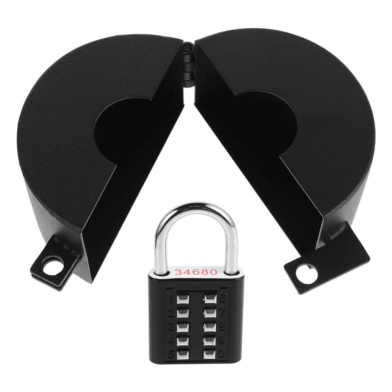 1Set Doorknob Lock-Out Safety Guard Prevent Entry Turn Disable Device for Childproofing Security Home Hotel Office Universal