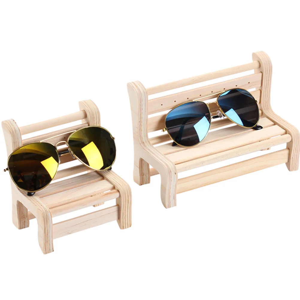 

Wooden Jewelry Rack Earrings Stand Holder Bracelet Stool Decorative Accessory Organizer Random Color Small Size Storage Display