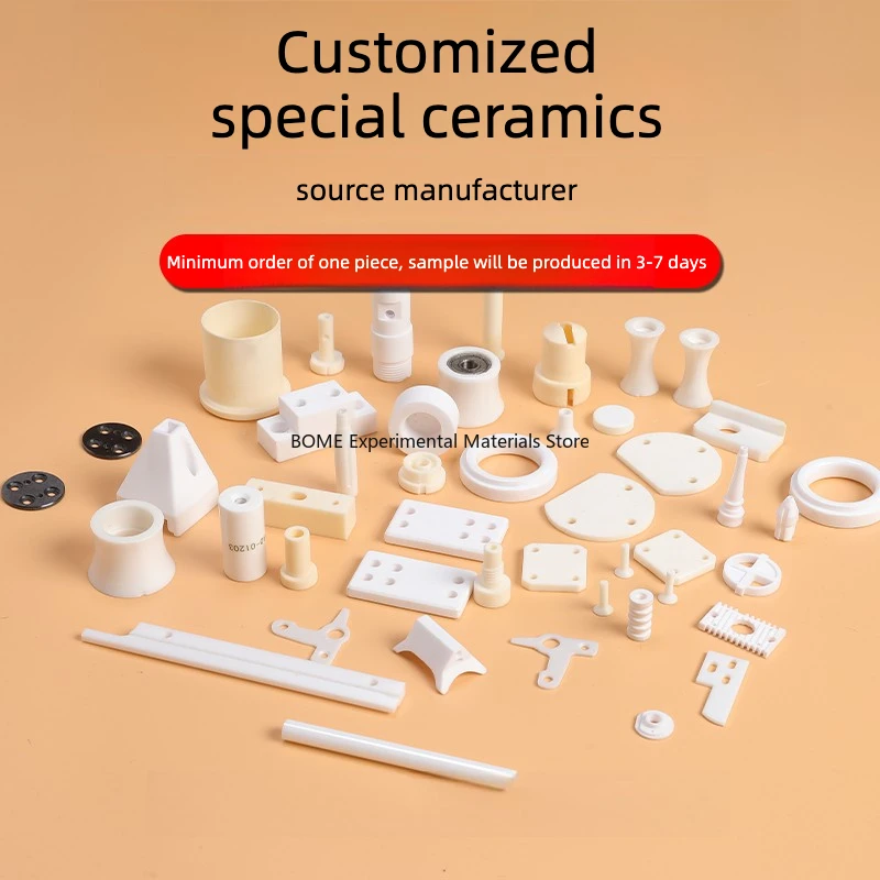 Custom Alumina Ceramic Parts High Temperature Resistant Wear Proof Insulated Zirconia Ceramic Rings