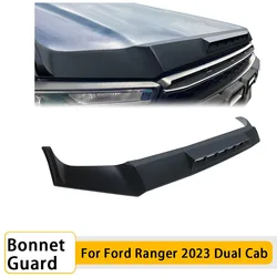 Bonnet Guard Bonnet Protector Black Guard Trim For Ford Ranger T9 2023 2024  Wildtrak XLT XLS XL For Ford Everest 2023 2024