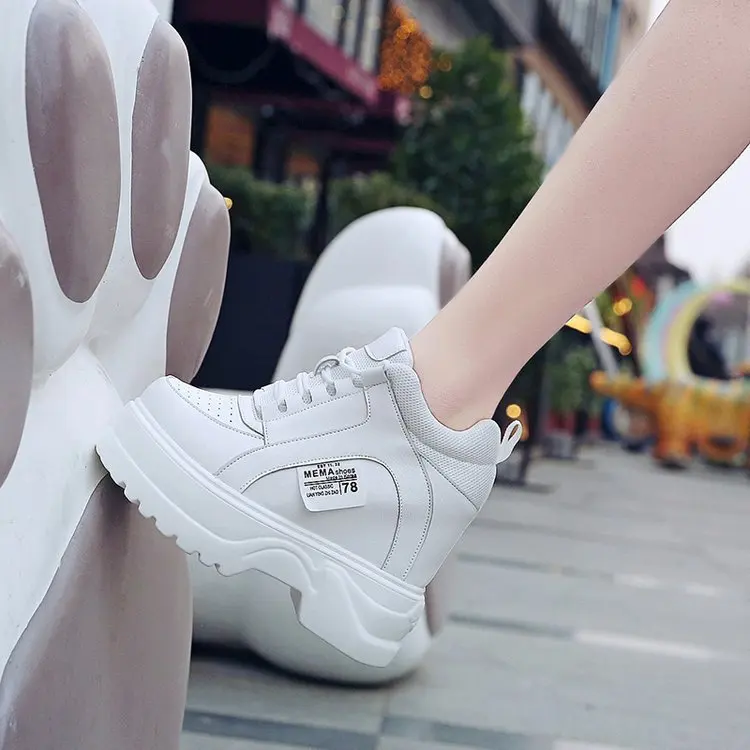 Sneakers Women White Platform Breathable Casual Shoes Women Fashion Platform Sneakers Running Shoes for Women Chaussures Femme