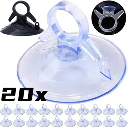Car Sun Visor Fixing Suction Cup 45mm Black/transparent Rubber Suction Cup Suction Cup Hook Automobile Clip Fastener Accessories