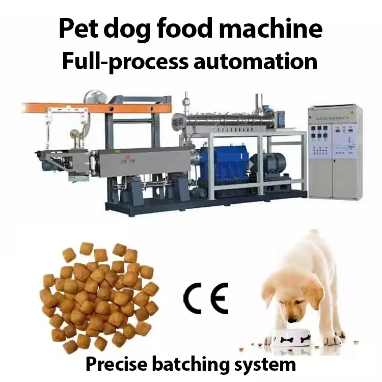 Intelligent Upgrading High Automatic 1000-1200KG/H CE Certified Stainless Steel 304 Engine Pet Dog Food Machine Production Line