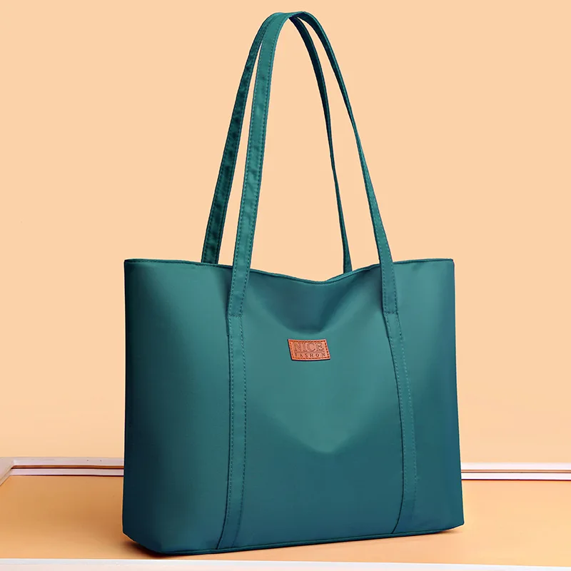 TRAVEASY 2024 Casual Oxford Large Capacity Vintage Tote Bags for Women Fashion Solid Color Thread Female Shoulder Bags Hand Bags