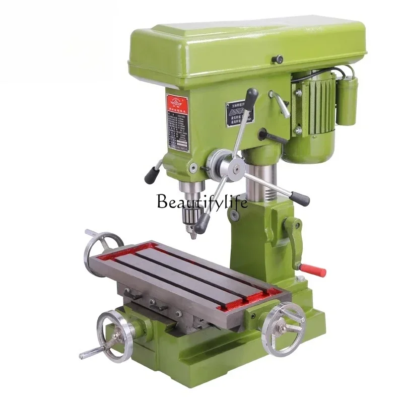 

56ZX7016 Industrial Benchtop Drilling and Milling Machine Benchtop Drill Multifunctional Speed Adjustable Small Benchtop Drill
