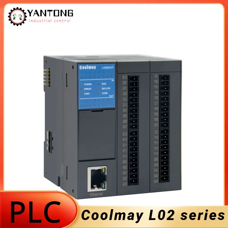 Coolmay L02 Plc Series Host Support Analog/weighing/temperature Expansion Module For Modbus Ruu Rs485 Can Interface Replace Fx3u