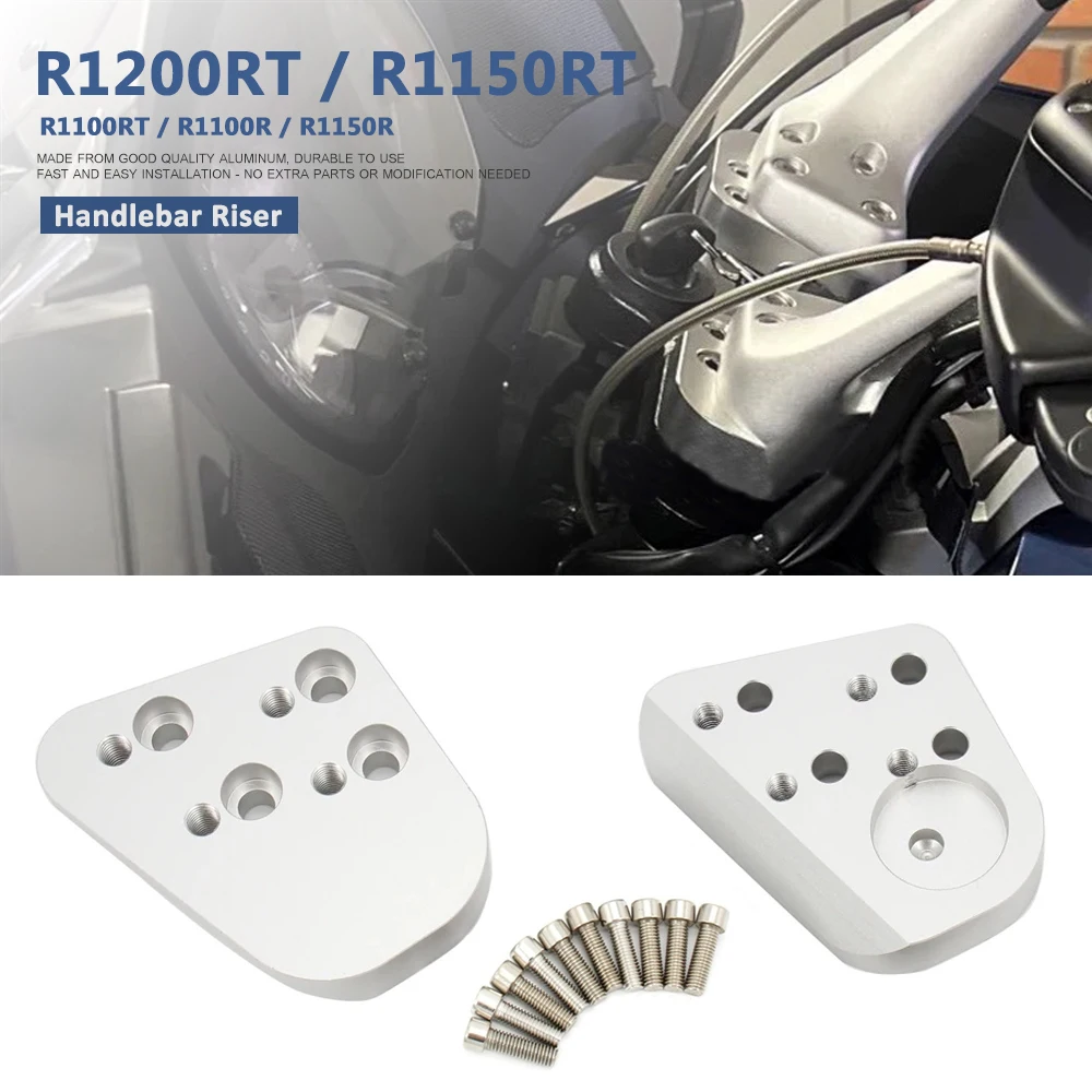 

Motorcycle Accessories For BMW R1100R R1150R R1200RT R1150RT R1100RT Handlebar Riser Drag Handle Bar Clamp Extend Adapter