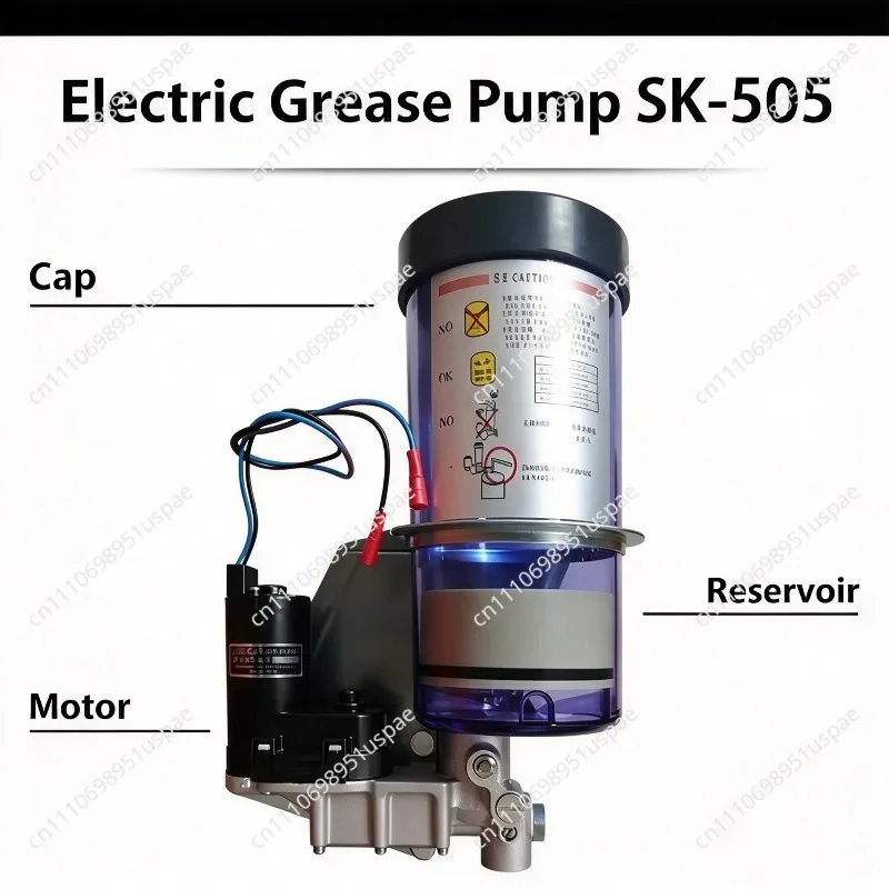 Electric Grease Pump SK505 -1 24V Punch Automatic Oiling Machine/Lubrication Pump SK-505