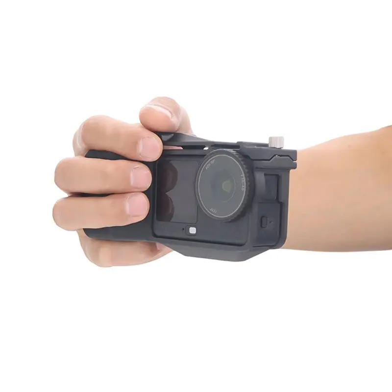 ل DJI OSMO Action 6 الإفراج السريع قفص قبضة جبل مقبض حامل قبضة عمل كاميرا حامل للتصوير في الشوارع #6