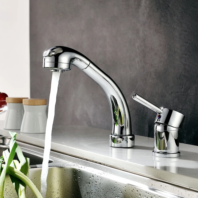 Kitchen Faucet Single Handle Kitchen Faucets Split type 2 Hole Commercial Faucet Kitchen Sink Faucet