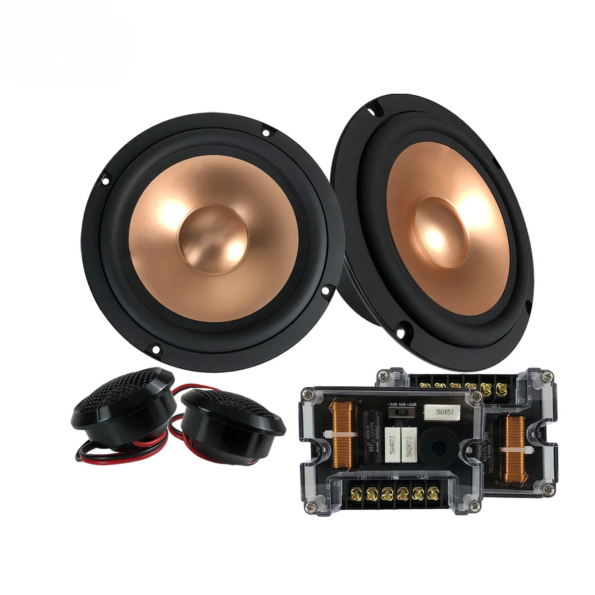 6.5-Inch 2-way automotive component speaker professional power active automotive full range speaker