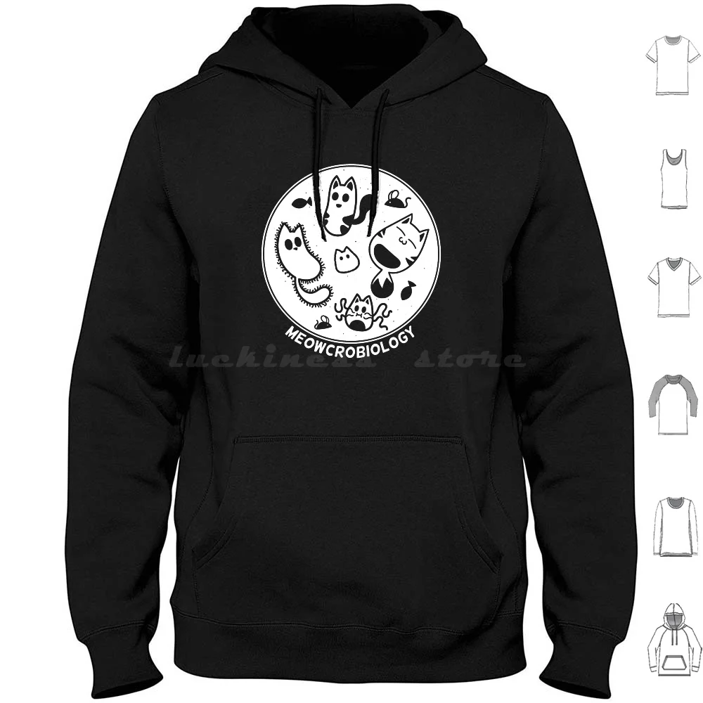 

Cats Love Microbiology Hoodies Long Sleeve Microbiology Science Cute Cat Kitten Germs Lab Healthcare Gentleman Gentlemen