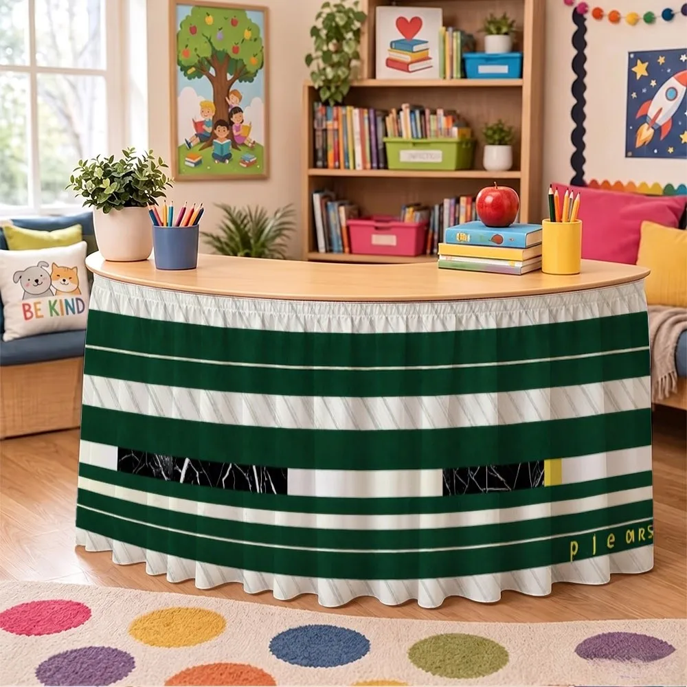 Removable party tablecloth and table skirt, suitable for birthday parties, weddings and dessert tables