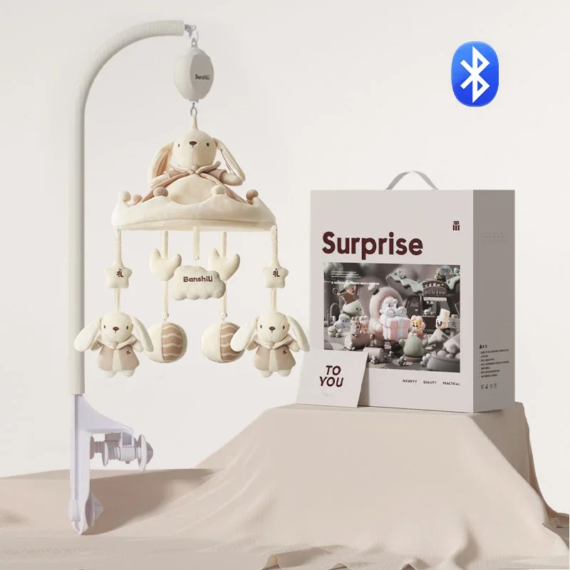 새로운 뮤지컬 아기 침대 모빌 귀여운 만화 디자인 아기 기분을 진정시켜주는 유니섹스 장난감 유아용 침대용