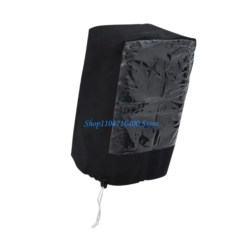 y1gd Waterproof Trailer Tongue Jacks Cap with PVC Window Universal Easy Closure