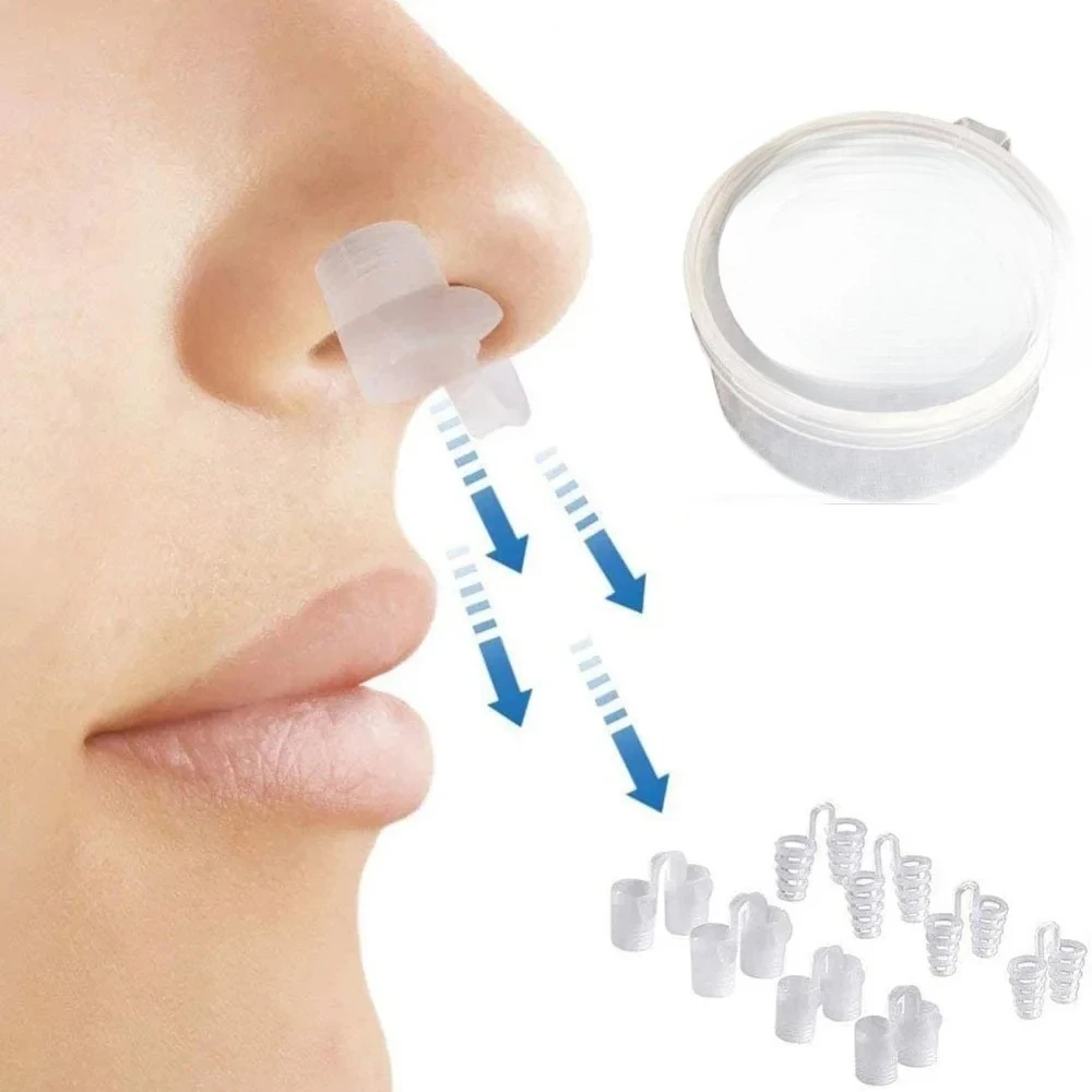 

Новый синий силиконовый 4/8 шт./компл. раствор для храпа, устройства против храпа, вентиляционные отверстия для носа, носовые расширители для лучшего сна, помощь для сна