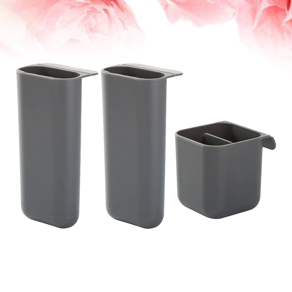 Porte-stylo Design de dessin animé, 3 pièces, organisateur de bureau pour crayons, stylos, cosmétiques, baguettes, rangement, accessoire de bureau robuste et léger