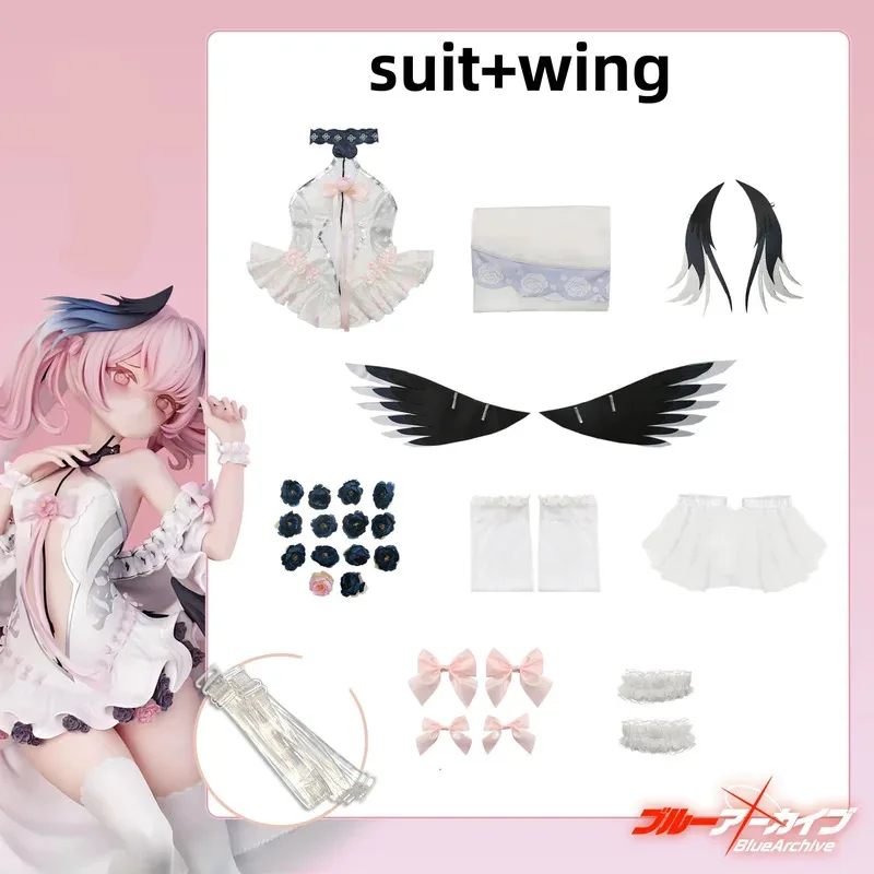 لعبة الأزرق الأرشيف الرسوم المتحركة شيمو كوهارو تأثيري حلي القسم الأبيض النقي الوردي المرحلة تنورة لطيف كيب شعر مستعار Woman8;c'4,t;6.j'2;