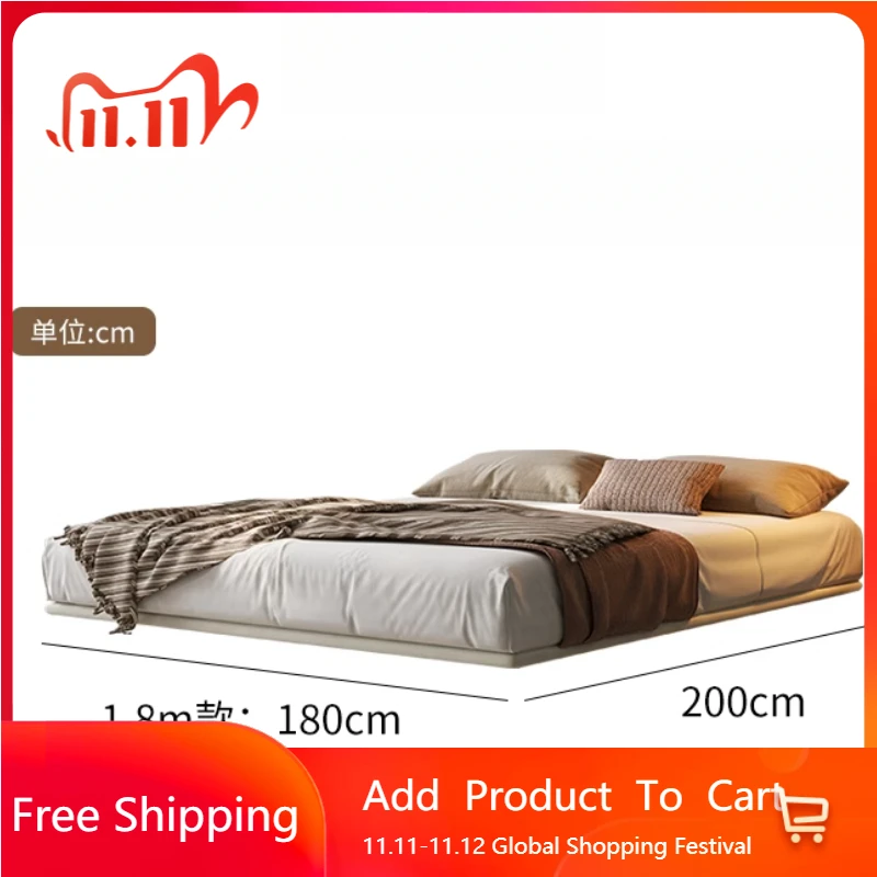 

Modern Simple Bed Double Frame Aesthetics Adult High Quality Trendy Bed Unusual Wedding Lounge Beliche Lounge Suite Furniture