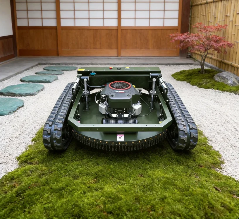 Fine Craftsmanship Smooth Mowing Experience Comfort High Back Seat Wear‑proof Wheel Riding Lawn Mower For Home Landscaping