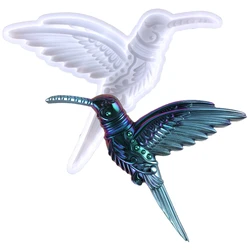 Mechanical Hummingbird Wall Decoration Silicone Molds DIY Handicraft Wall Living Pendant Desktop Decoration Epoxy Resin Mold