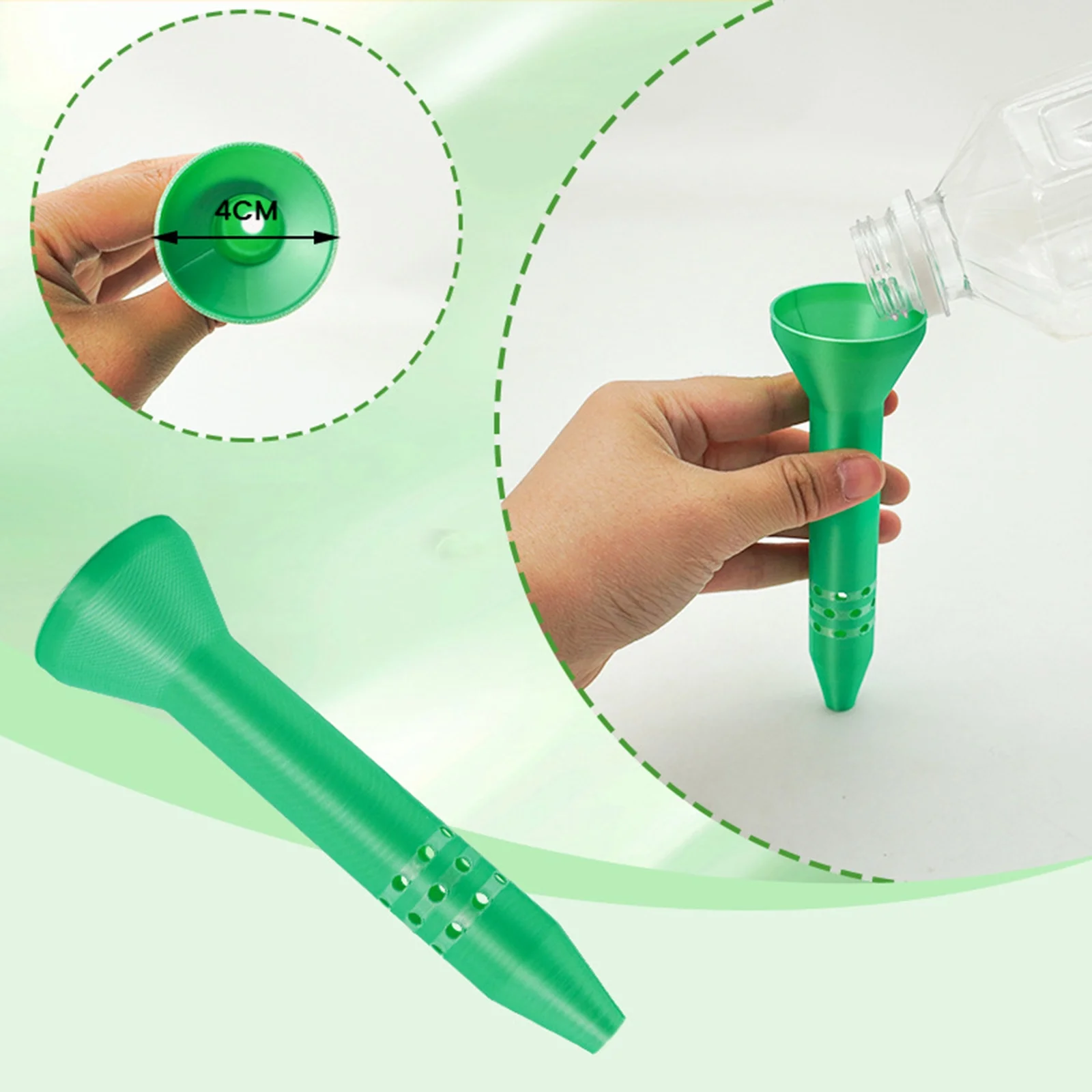 Plant Irrigation Funnel With 13cm Ultra-Long Tube Precise Watering Multi-Hole Design For Indoor And Outdoor Gardening