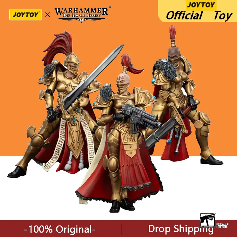 

[IN STOCK]JOYTOY Warhammer40K Action Figure 1/18 Sisters of Silence White Falcons Vigilator Cadre Mistress Anime Figures Toys