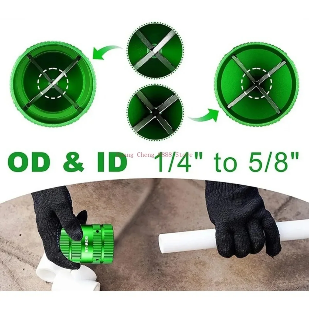 Imagem -06 - Pipe Deburring Tool For Cobre e Pvc Pipe Cleaner Pipe Reamer 1pc