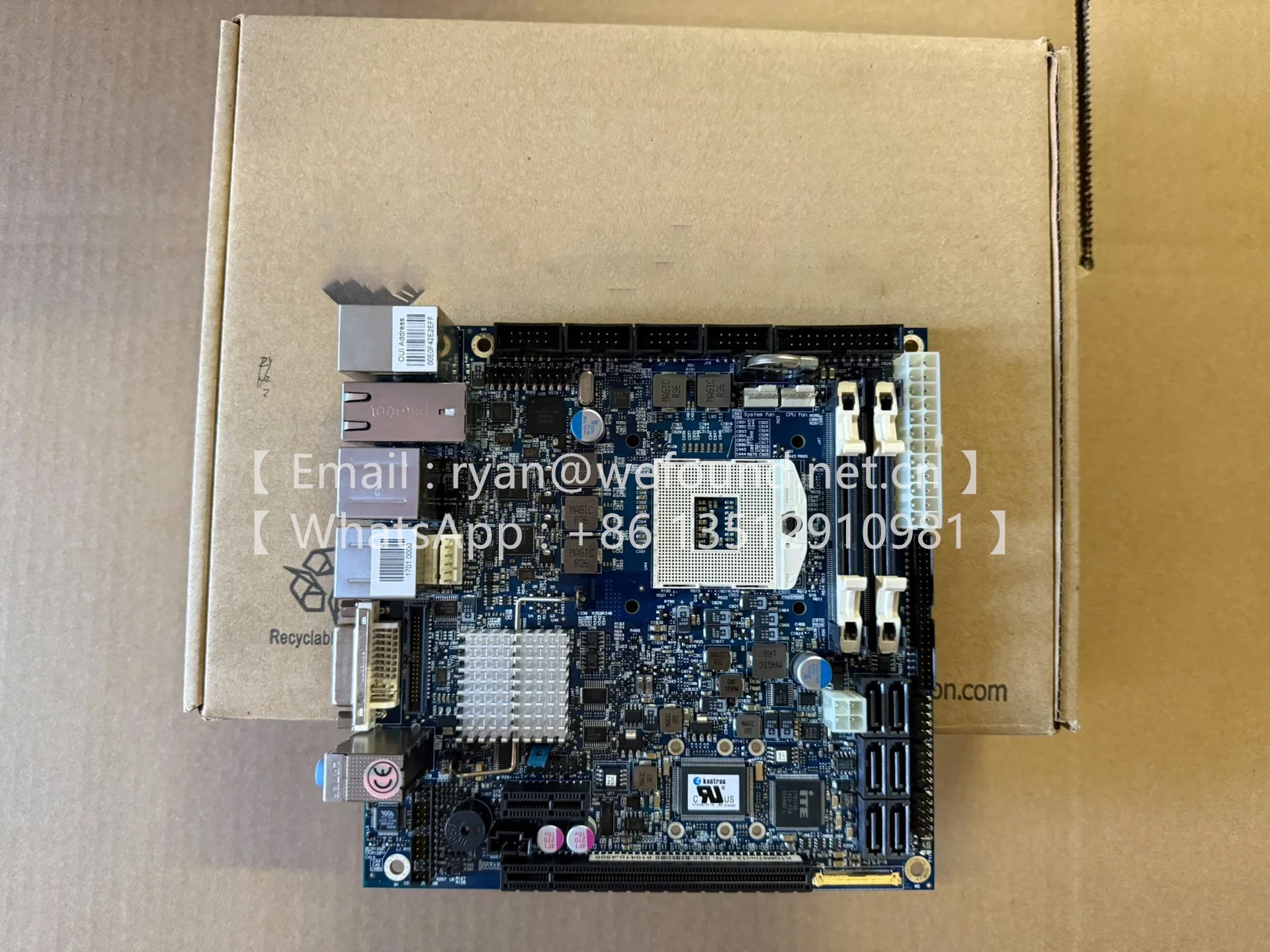 

FOR KONTRON KTQM67 KTQM67/mITX MOTHERBOARD
