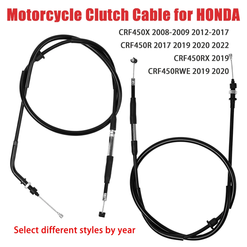 Motorcycle Clutch Cable for HONDA CRF450X 2008-2009 2012-2017 CRF450R 2017 2019 2020 2022 CRF450RX CRF450 CRF 450 X R RX RWE