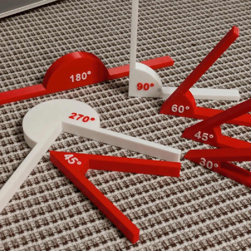 

1 set teaching tools, math supplies, angle, geometric angle display tools, math teaching aids, learning tools